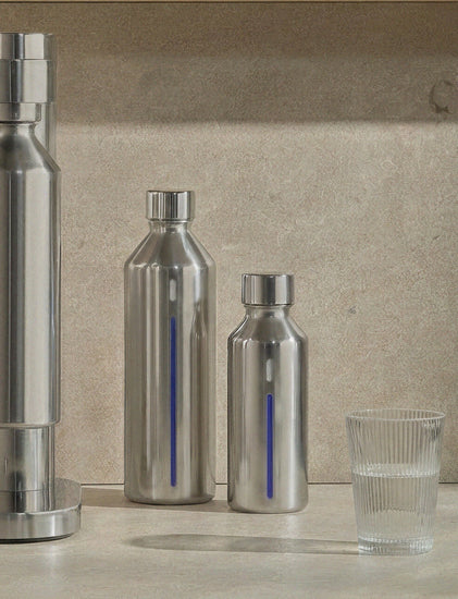 2104 Stelton Brus Carbonating Bottle 0.8 L. Steel AI Assisted 2.1
