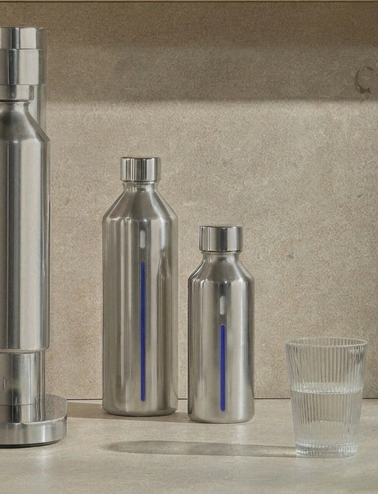 2104 Stelton Brus Carbonating Bottle 0.8 L. Steel AI Assisted 2.1