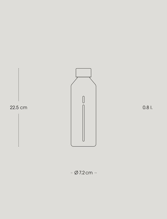 Brus Steel Bottle 0.8 L